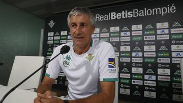 01/08/18 RUEDA DE PRENSA PRIMERA DIVISION
 BETIS
 QUIQUE SETIEN