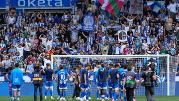 Afición del Alavés.