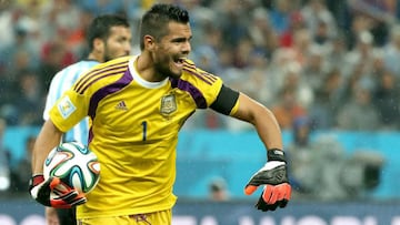 Romero: "Iba a estar disponible para jugar ante Islandia"