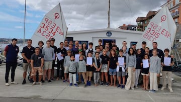 El Campeonato de Bizkaia de vela ligera se decidió en el Abra en dos jornadas nubladas