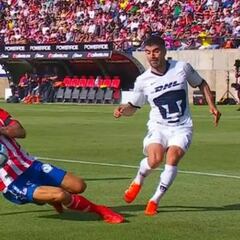 La polémica mano de Pedro Álvarez ante Pumas en San Luis