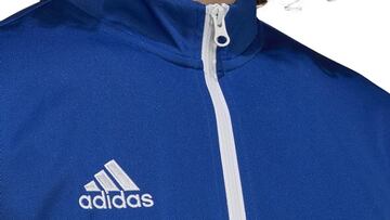 Chaqueta Adidas Entrada 22 Azul Con Cremallera Para Hombre