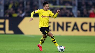 Jadon Sancho, jugador del Borussia Dortmund. 