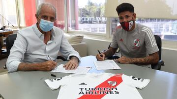 Jorge Carrascal renueva con River Plate hasta 2024