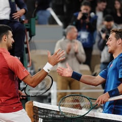 Carballés, primera víctima de la mejoría de Djokovic