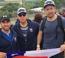 Los chilenos que llegaron por un concurso al GP de Brasil de la F1