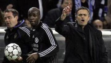 <b>JUNTOS EN LONDRES. </b>Mourinho dirigió a Lass entre 2005 y 2007.