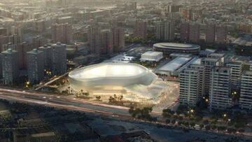 Simulación del nuevo pabellón