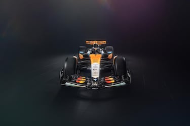 Vista delantera del McLaren que correrá en Austin.
