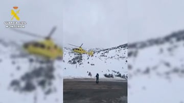 Helicóptero GREIM Guardia Civil en Cerler