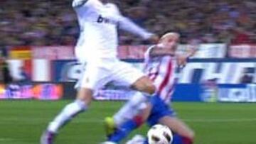 Hubo penalti a Cristiano Ronaldo en la jugada del 0-2