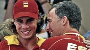 Rafa Nadal saluda al Príncipe Felipe