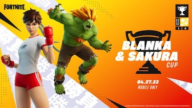 Fortnite x Street Fighter: Blanka and Sakura's outfits coming soon