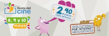 Cómo comprar entradas de cine a 2,90 euros en la Fiesta del Cine