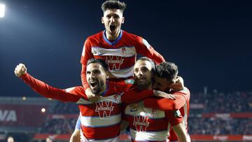 04/02/20 PARTIDO COPA DEL REY CUARTOS
GRANADA - VALENCIA
GOL 1-0 SOLDADO PUERTAS CARLOS NEVA ALEGRIA PIÑA