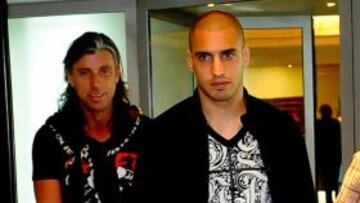 <b>FICHADO. </b>Ariel Nahuelpan atendió ayer al periodista de AS Jaime del Olmo en el Hotel Santemar.