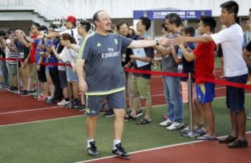 Entrenamiento en Guangzhou. Benítez.

