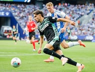 Momento del partido de LaLiga EA Sports entre el Espanyol y el Betis.