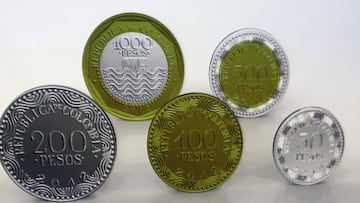 MONEDAS-BANCO DE LA REPÚBLICA (COLPRENSA-GERMAN ENCISO).