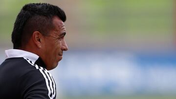 Futbol, Santiago Wanderers vs Colo Colo.
Fecha 28, campeonato Nacional 2020.
El jugador de Colo Colo Esteban Paredes es fotografiado durante el partido de primera division contra Santiago Wanderers disputado en el estadio Elias Figueroa de Valparaiso, Chile.
06/01/2021
Andres Pina/Photosport
Football, Santiago Wanderers vs Colo Colo.
28th date, 2020 National Championship.
Colo Colo's player Esteban Paredes is pictured during the first division match against Santiago Wanderers held at the Monumental stadium in Valparaiso, Chile.
06/01/2021
Andres Pina/Photosport