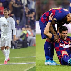 Las bajas del Clásico: sancionados y lesionados de Real Madrid y Barcelona