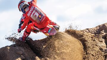 Jorge Prado, con la GasGas.