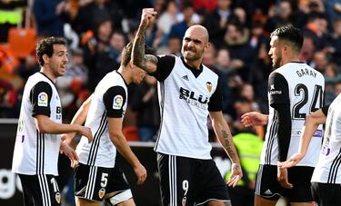 Simone Zaza, marc¨® 19 goles en 59 partidos con el Valencia.