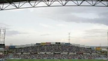 <b>HACE UN AÑO. </b>Imagen del Getafe-Barcelona de la temporada pasada con el Coliseum casi lleno.