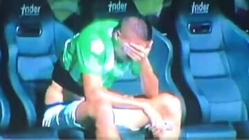 'Indio' Ramírez llora tras el cambio