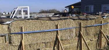 Waterpolo en el jardín de casa
