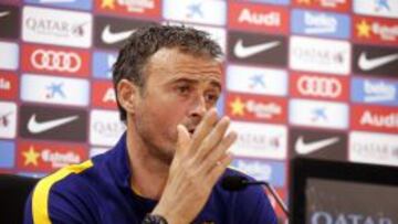 Luis Enrique: "Tenemos el mejor tridente de la historia del fútbol"