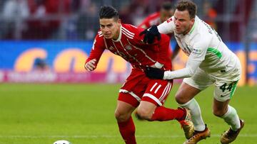 James Rodríguez figura ante el Werder Bremen
