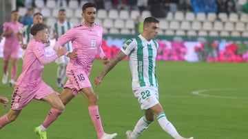 Carlos Isaac, en el partido contra el Eldense