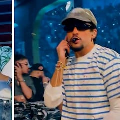El vídeo viral de Mbappé en el concierto de Bad Bunny: sus pasos se van a poner de moda