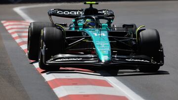 Fernando Alonso (Aston Martin AMR23). Bak¨², Azerbaiy¨¢n. F1 2023.