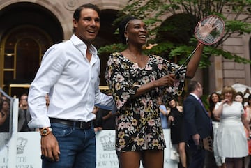 Rafa Nadal y Venus Williams.