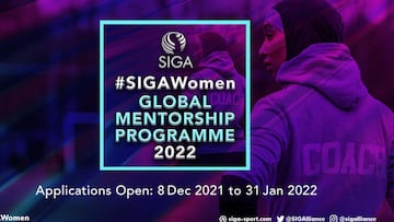 Applications are officially open for the 2022 &ldquo;SIGA Global Mentorship Program for Young Aspiring Female Leaders in Sport&rdquo; and AS is a proud media partner.