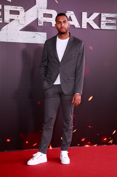 Yulen Pereira durante el estreno de la película, 'Tyler Rake 2'.