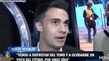 Reguilón, sobre su futuro: "Ya hablé con el míster cuando vino"