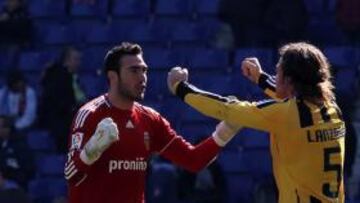 <b>DECISIVO. </b>Roberto tuvo una influencia vital en la victoria del Zaragoza en Cornellá.