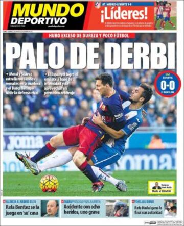 Portadas de la prensa mundial