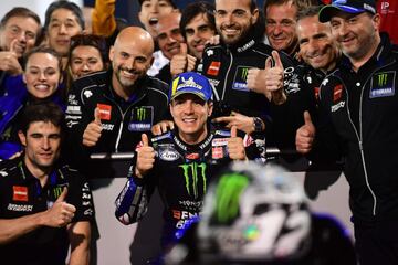 Maverick Vinales consiguió el primer puesto en la sesión de clasificación.