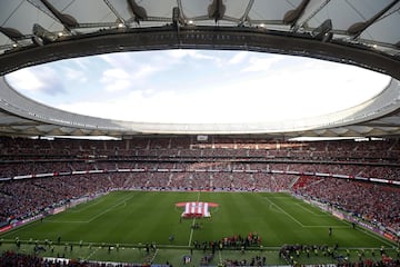 Estadio del Atlético de Madrid. Albergará la final el 1 de junio de 2019.