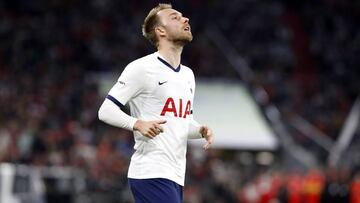 El centrocampista dan&eacute;s del Tottenham, Christian Eriksen, durante un partido.