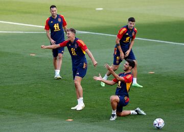 Marcos Llorente y Marco Asensio.