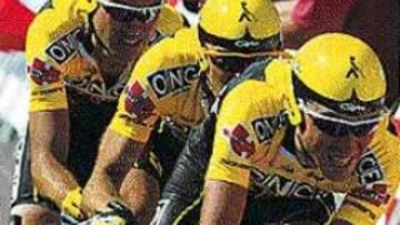 <b>A UN PASO.</b> Por tercera vez la ONCE quedó segunda en la crono.