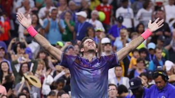 Del Potro se metió en cuartos con una remontada heroica