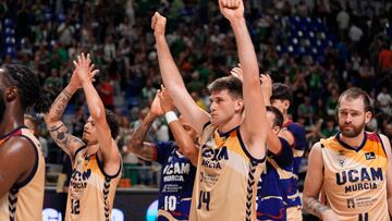 Unicaja-UCAM Murcia.
Primer partido de la Semifinal.
Playoff.
Liga Endesa.
Palacio de los Deportes José Maria Martin Carpena.
Temporada 2023-2024.
28 de mayo de 2024.
