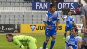 Un madrugador gol de Tanabe derrota al Lugo en la Nova Creu