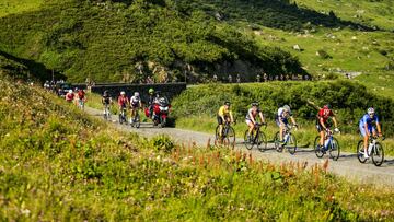 L&#039;&Eacute;tape Tour de France en Val Thorens.